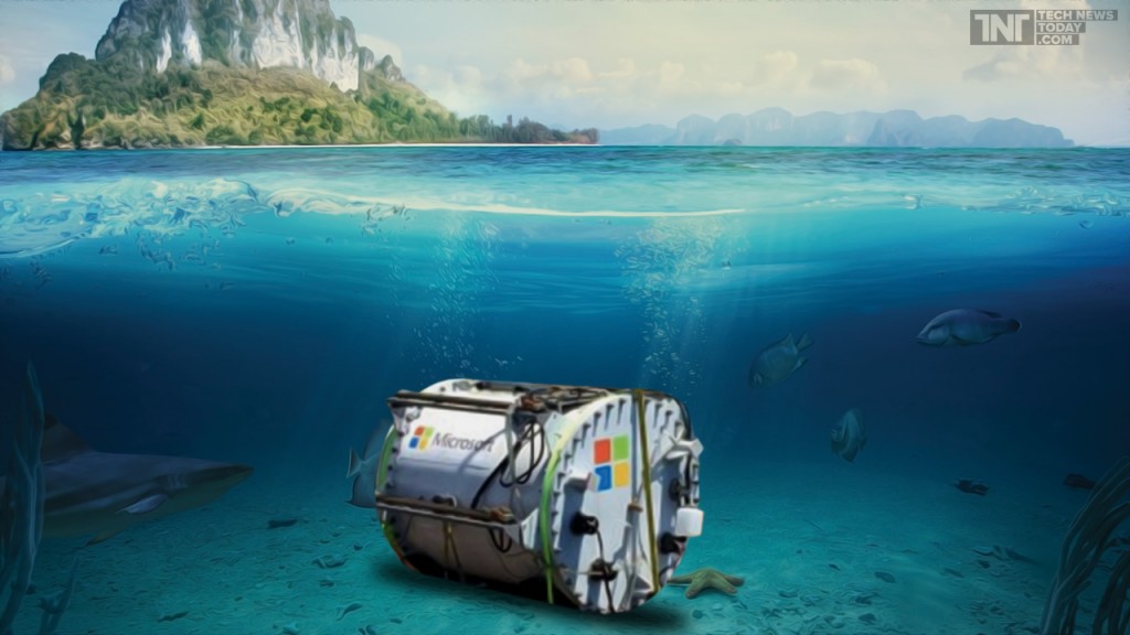 Under Water Data center by microsoft Under Water Data center by microsoft