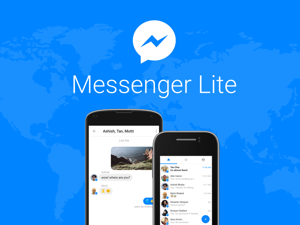 Facebook introduce its new App Messenger Lite Facebook introduce its new App Messenger Lite